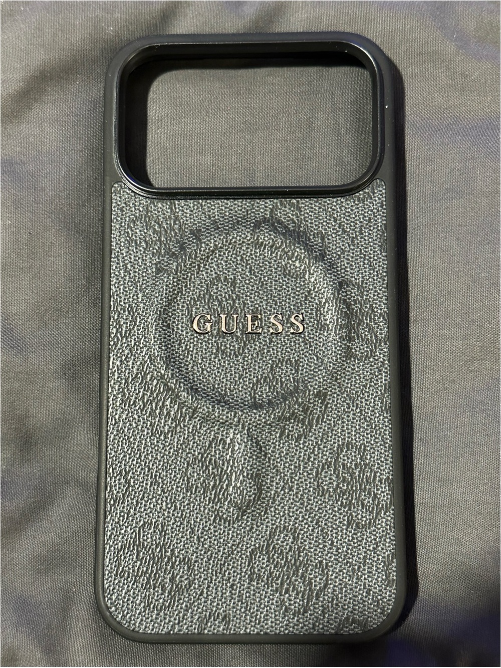 BRAND NEW GUESS MagSafe Compatible Phone Case for iPhone 17 Pro Max - Gray